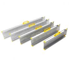 Telescopic wheelchair ramp